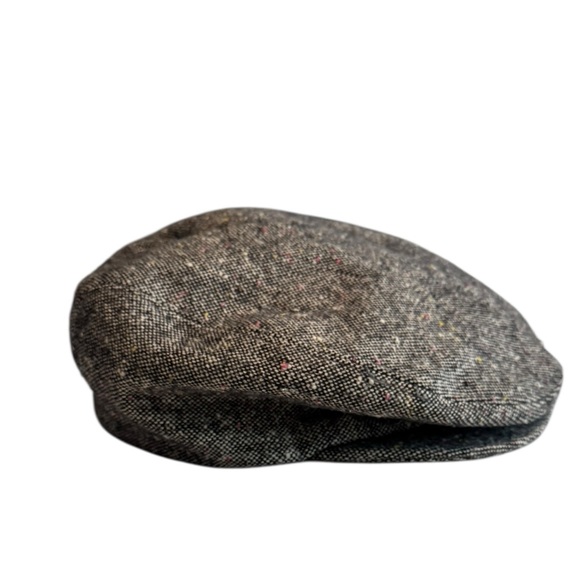 Mens Wool Visor Beret Hat Cap Gatsby Paperboy Newsboy Size Large - Picture 2 of 7